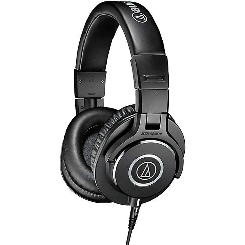 Audio-Technica ATH-M40x Closed-Back Professional Studio Monitor Headphones - Black