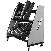 A&S Crafted Products Band Room Violin & Viola Case Shelf Rack 63 x 52 x 29 in.