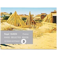 Rigotti Queen Reeds for Soprano Saxophone Strength 3.5 Box of 10