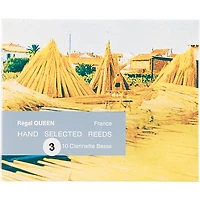 Rigotti Queen Reeds for Bass Clarinet Strength 4.5 Box of 10