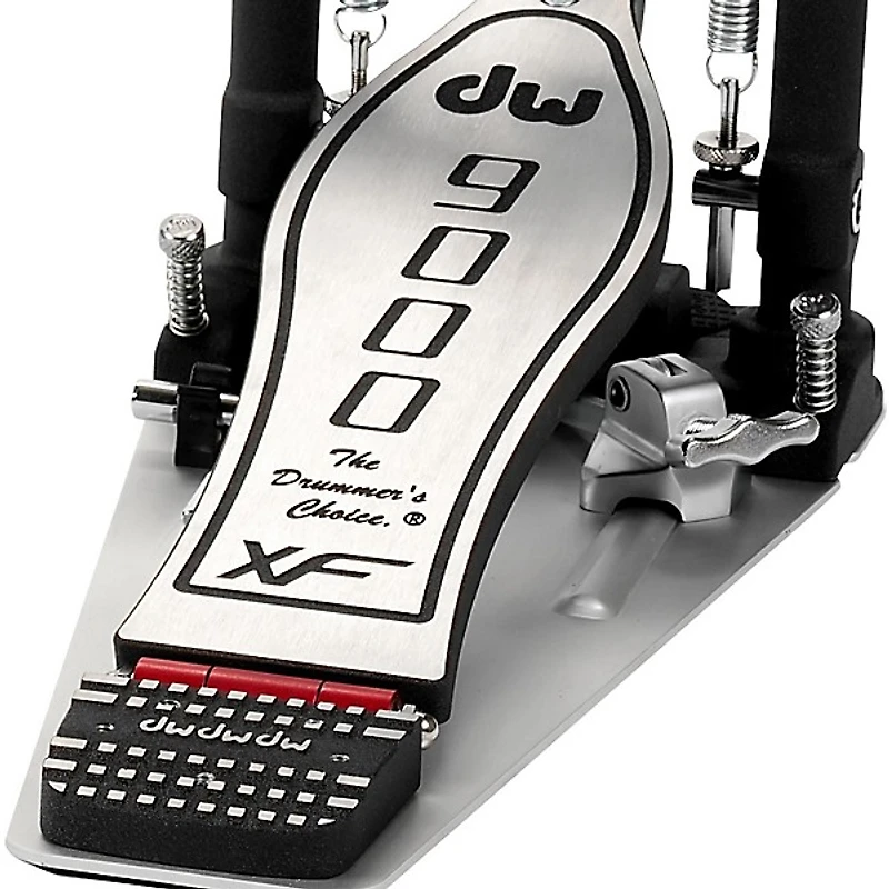 DW 9000 Series Double Bass Drum Pedal With eXtended Footboard