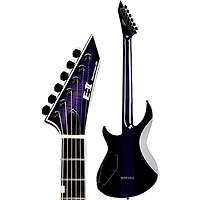 ESP E-II Horizon-III Flame Maple Electric Guitar Reindeer Blue