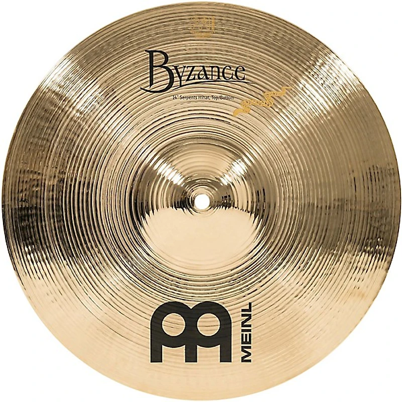MEINL Byzance Brilliant Serpents Hi-Hat Cymbals 14 in.