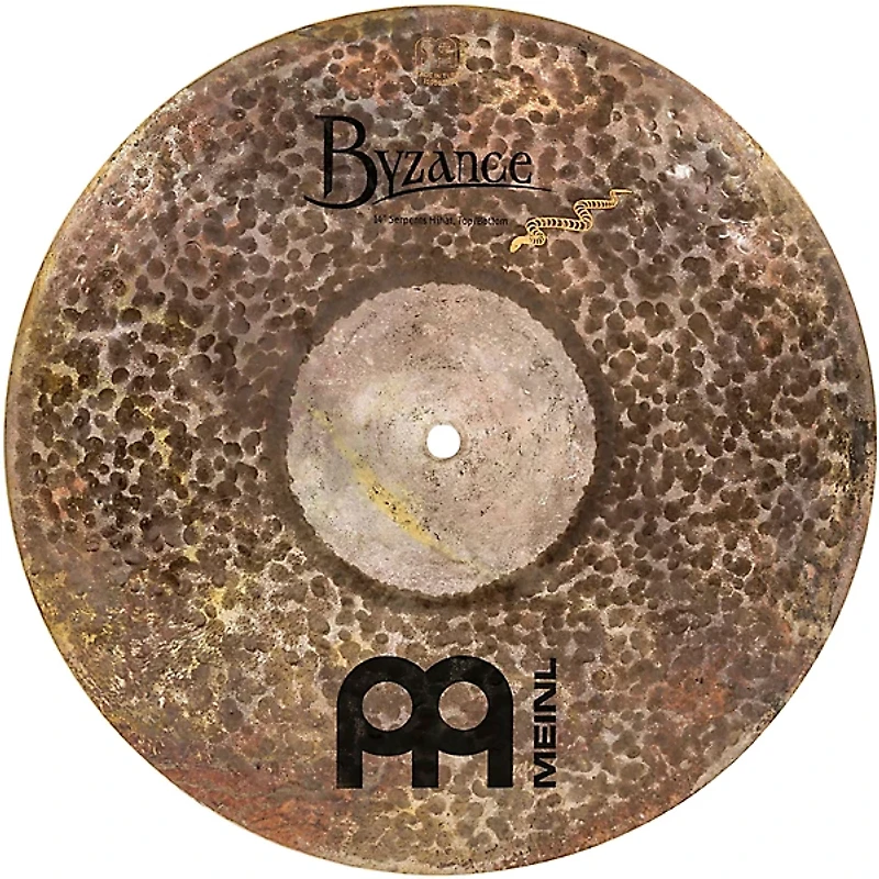 MEINL Byzance Brilliant Serpents Hi-Hat Cymbals 14 in.