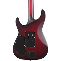 Schecter Guitar Research C-1 Platinum FR S Electric Guitar - Satin Crimson Red Burst