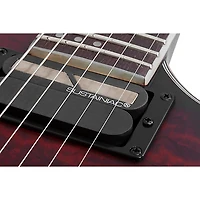 Schecter Guitar Research C-1 Platinum FR S Electric Guitar - Satin Crimson Red Burst