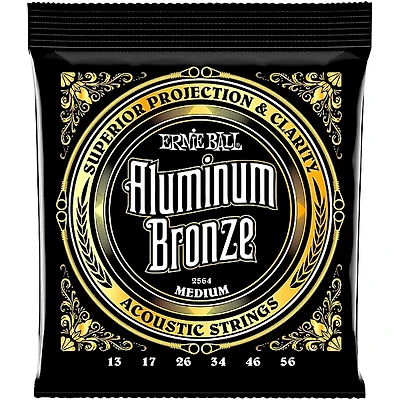 Ernie Ball Aluminum Bronze Medium Acoustic Guitar Strings
