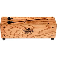 Timber Drum Company Slit Tongue Log Drum with Mallets