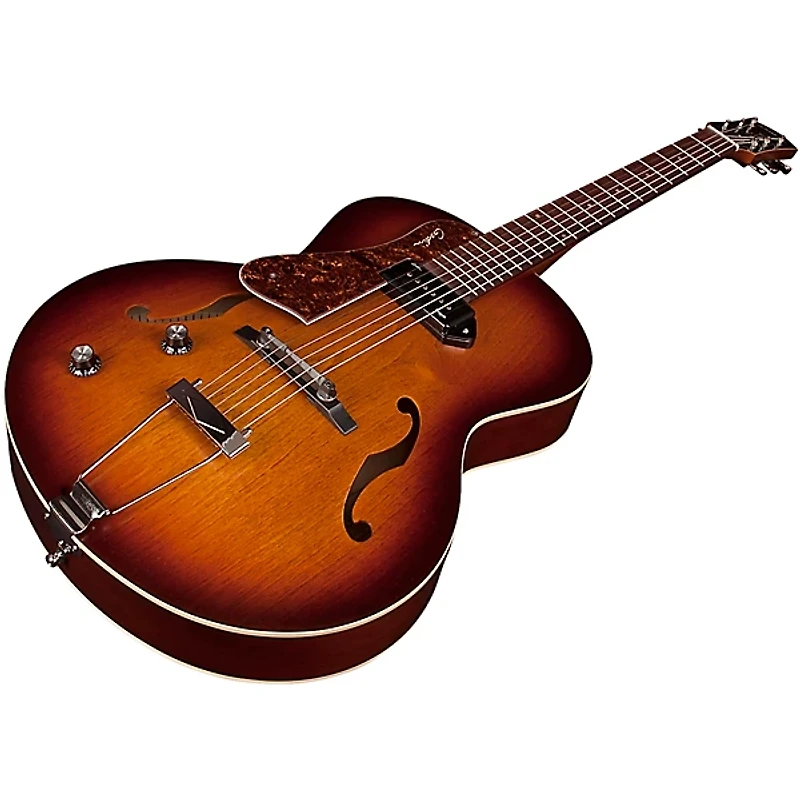 Godin Left-Handed 5th Avenue Kingpin P90 ElectrIc Guitar Cognac Burst