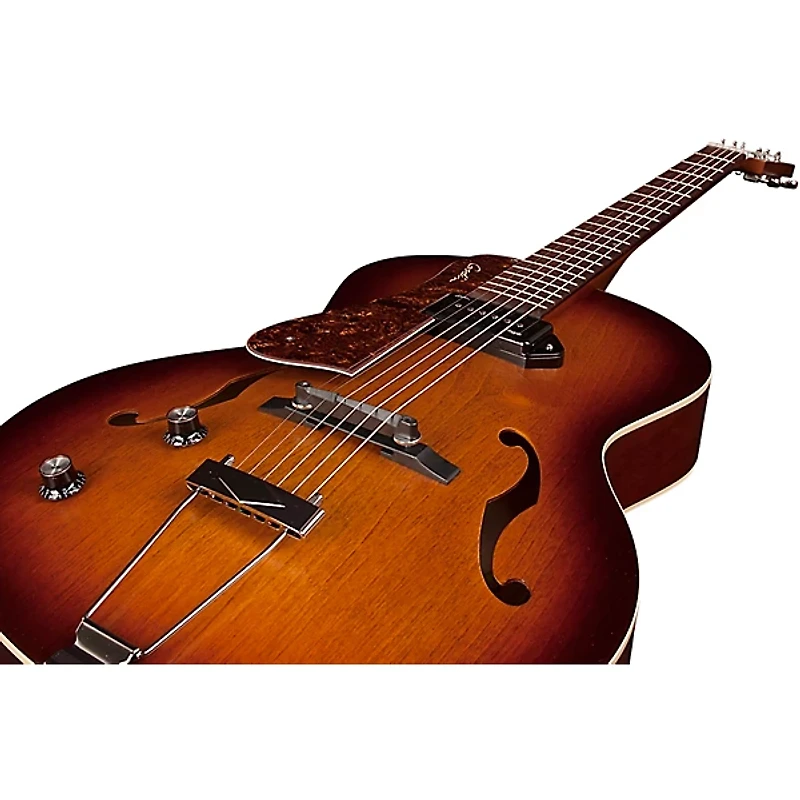 Godin Left-Handed 5th Avenue Kingpin P90 ElectrIc Guitar Cognac Burst