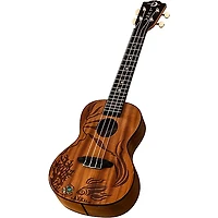 Luna Coral Solid Mahogany Concert Ukulele