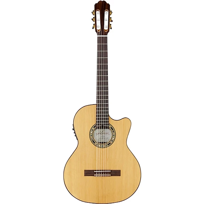 Kremona Verea Cutaway Acoustic-Electric Nylon Guitar Natural