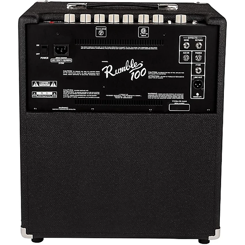 Fender Rumble 100 1x12 100W Bass Combo Amp