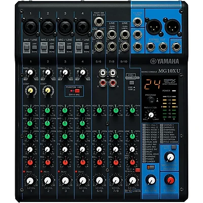 Yamaha MG10XU 10-Channel Mixer With Effects