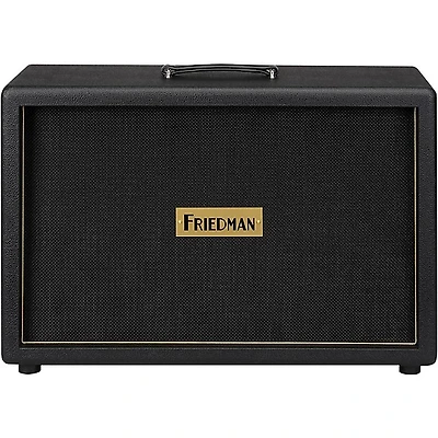 Friedman 2x12" Ported Closed Back Guitar Cabinet With Celestion Vintage 30s Black