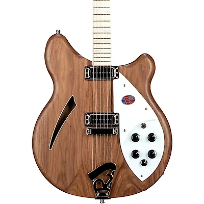 Rickenbacker 360W Hollowbody Electric Guitar Natural Walnut