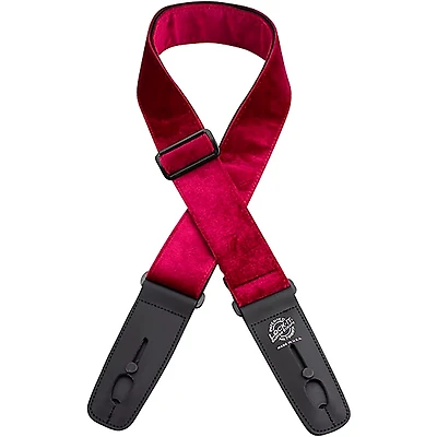 Lock-It Straps 2" Crushed Velvet Locking Guitar Strap