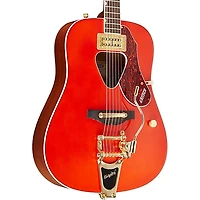 Gretsch Guitars G5034TFT Rancher Dreadnought Acoustic Guitar Savannah Sunset
