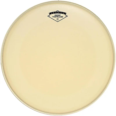Aquarian Deep Vintage II Bass Drumhead with Super-Kick