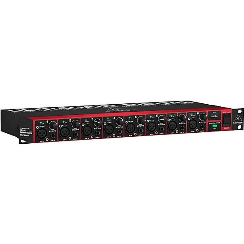 Behringer ADA8200 8-Channel Microphone Preamp AD/DA Converter With Midas
