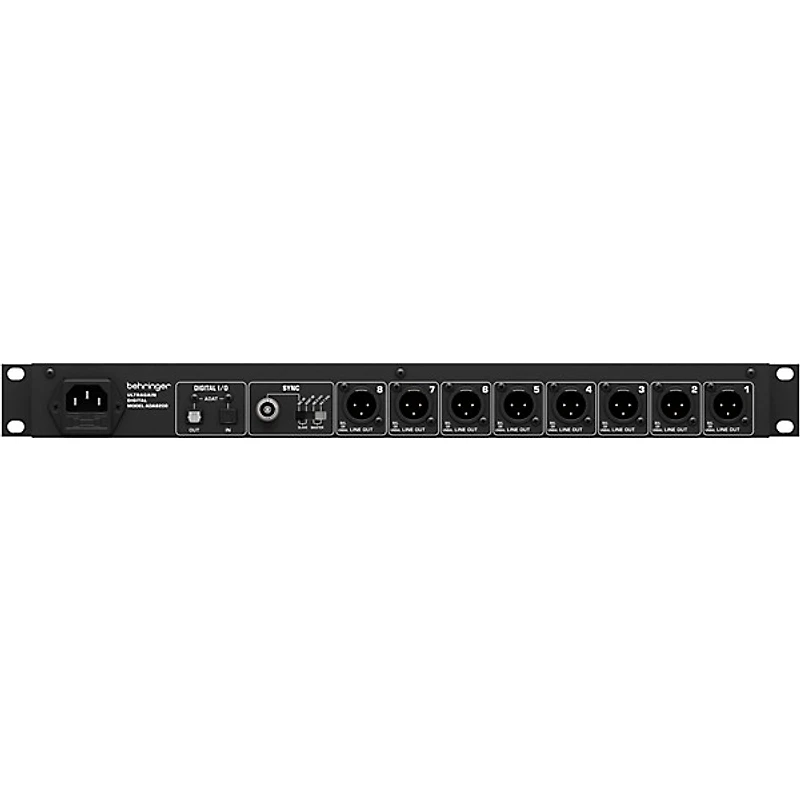 Behringer ADA8200 8-Channel Microphone Preamp AD/DA Converter With Midas