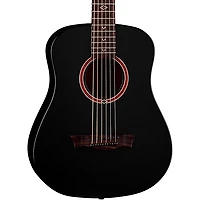 Dean Flight Series Travel Acoustic Guitar Satin Black