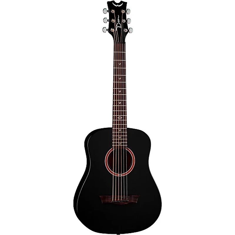 Dean Flight Series Travel Acoustic Guitar Satin Black