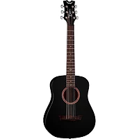 Dean Flight Series Travel Acoustic Guitar Satin Black