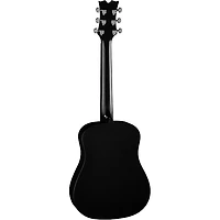Dean Flight Series Travel Acoustic Guitar Satin Black