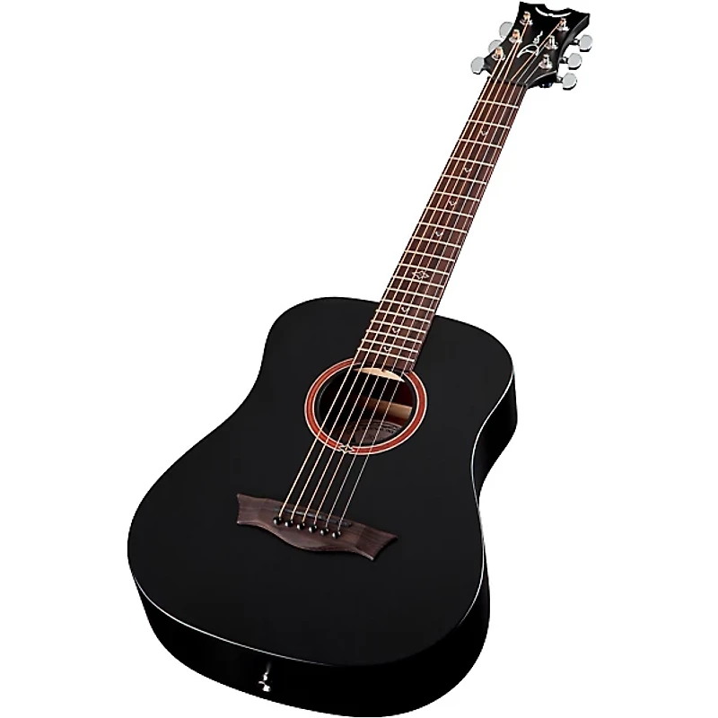 Dean Flight Series Travel Acoustic Guitar Satin Black