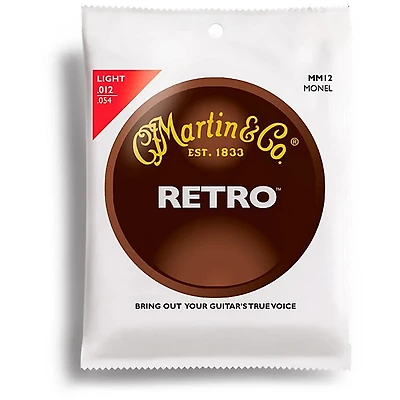 Martin MM12 Retro Series Light Acoustic Guitar Strings