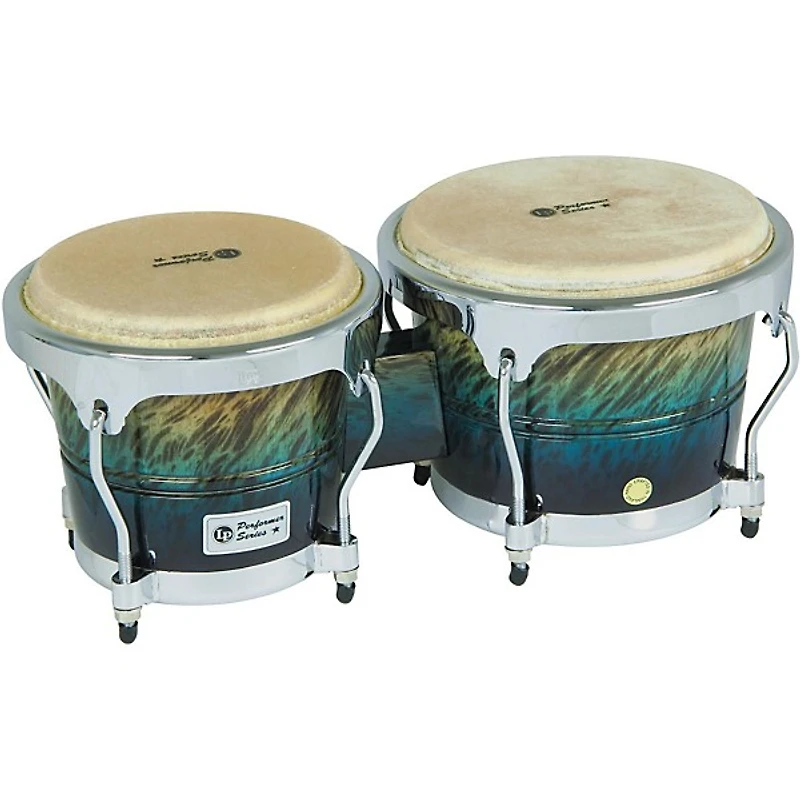 LP Performer Series 2-Piece Conga and Bongo Set with Chrome Hardware