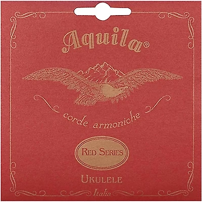 AQUILA Red Series 83U Soprano Ukulele Strings (GCEA Tuning) Red