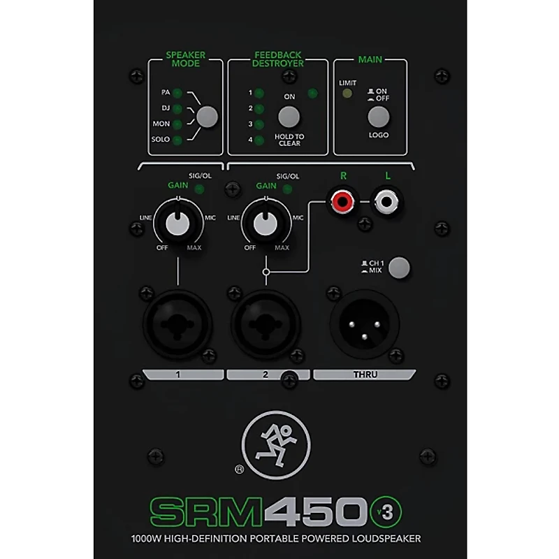 Mackie SRM450v3 1,000W High-Definition Portable Powered Loudspeaker