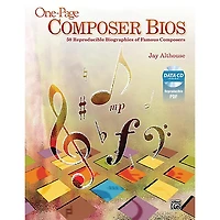 Alfred One-Page Composer Bios Book & Data CD