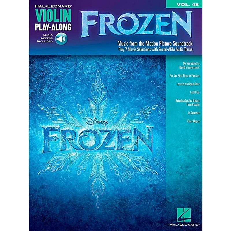 Hal Leonard Frozen - Violin Play-Along Volume 48 Book/Online Audio