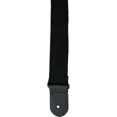 Perri's 2" Cotton Guitar Strap With Leather Ends