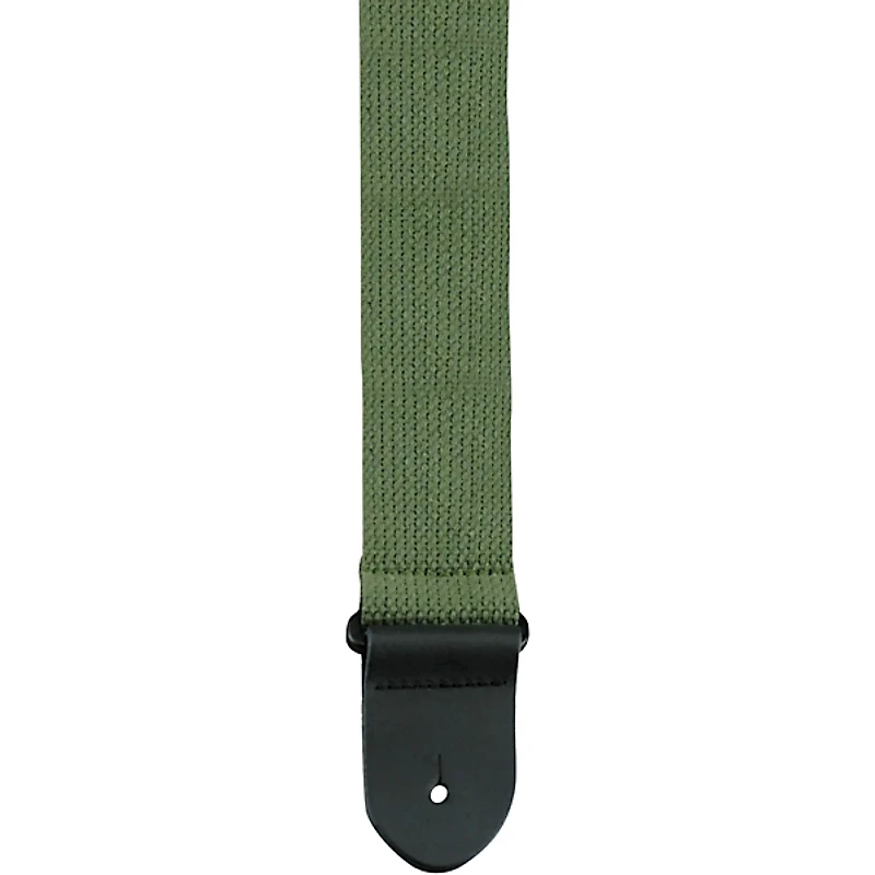 Perri's 2" Cotton Guitar Strap With Leather Ends