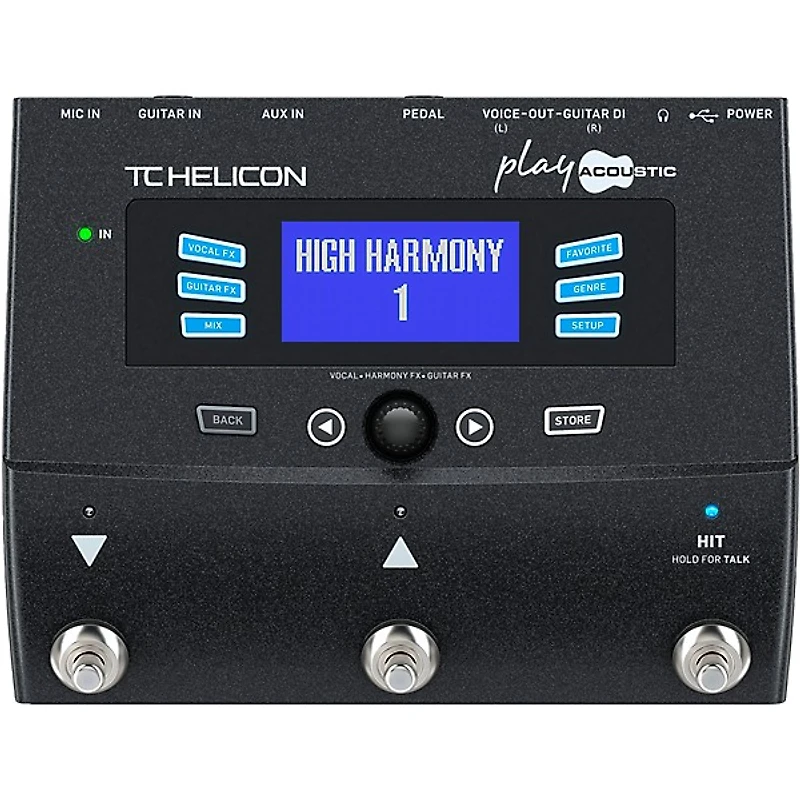 TC Helicon Play Acoustic Vocal and Guitar Effects Pedal
