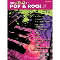 Alfred The Giant Book of Pop & Rock Sheet Music Easy Piano Book