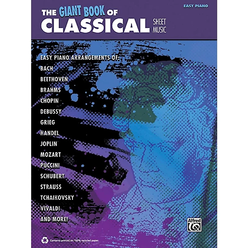Alfred The Giant Book of Classical Sheet Music Easy Piano Book