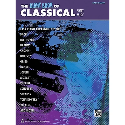 Alfred The Giant Book of Classical Sheet Music Easy Piano Book