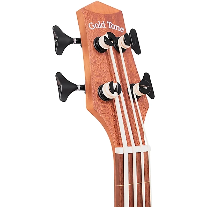 Gold Tone M-BassFL 23" Scale Fretless Acoustic-Electric Bass Guitar - Natural