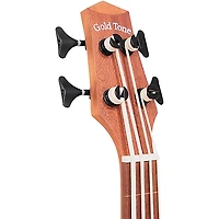 Gold Tone M-BassFL 23" Scale Fretless Acoustic-Electric Bass Guitar - Natural