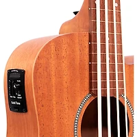 Gold Tone M-BassFL 23" Scale Fretless Acoustic-Electric Bass Guitar - Natural