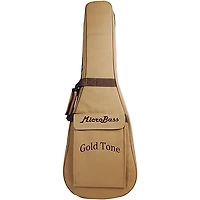 Gold Tone M-BassFL 23" Scale Fretless Acoustic-Electric Bass Guitar - Natural