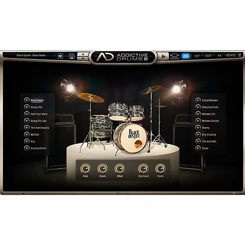XLN Audio Addictive Drums 2 Black Oyster Software Download