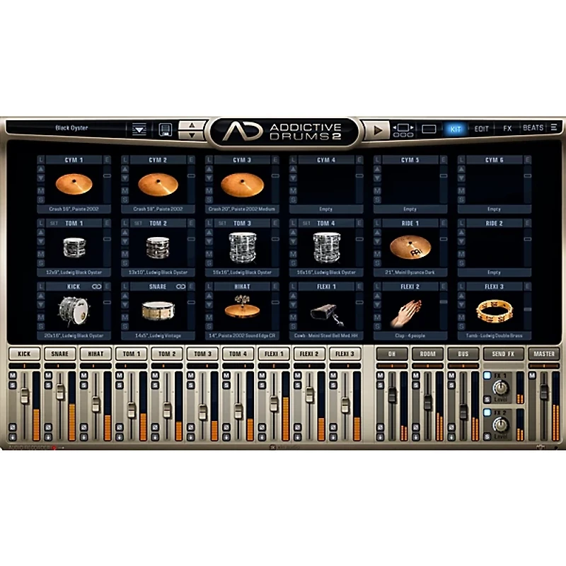 XLN Audio Addictive Drums 2 Black Oyster Software Download
