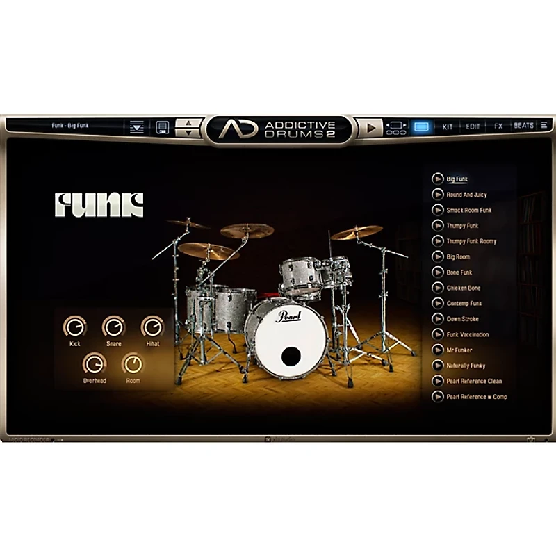 XLN Audio Addictive Drums 2 Funk Software Download