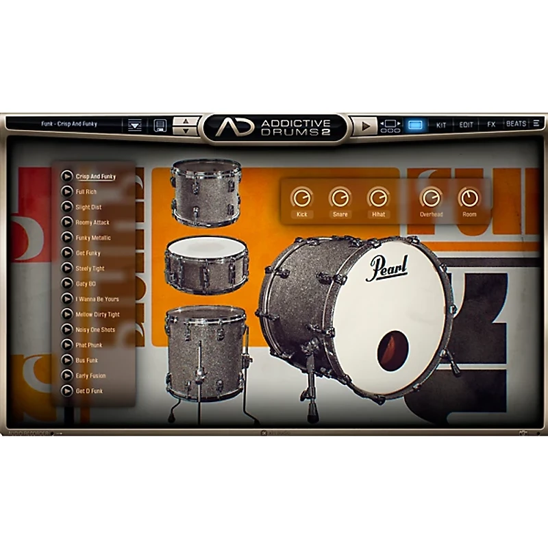 XLN Audio Addictive Drums 2 Funk Software Download